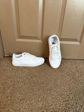 Vans All-White Low-Top Sneakers